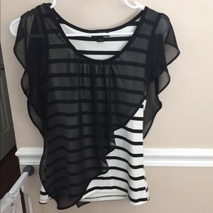 Striped Flowy Blouse